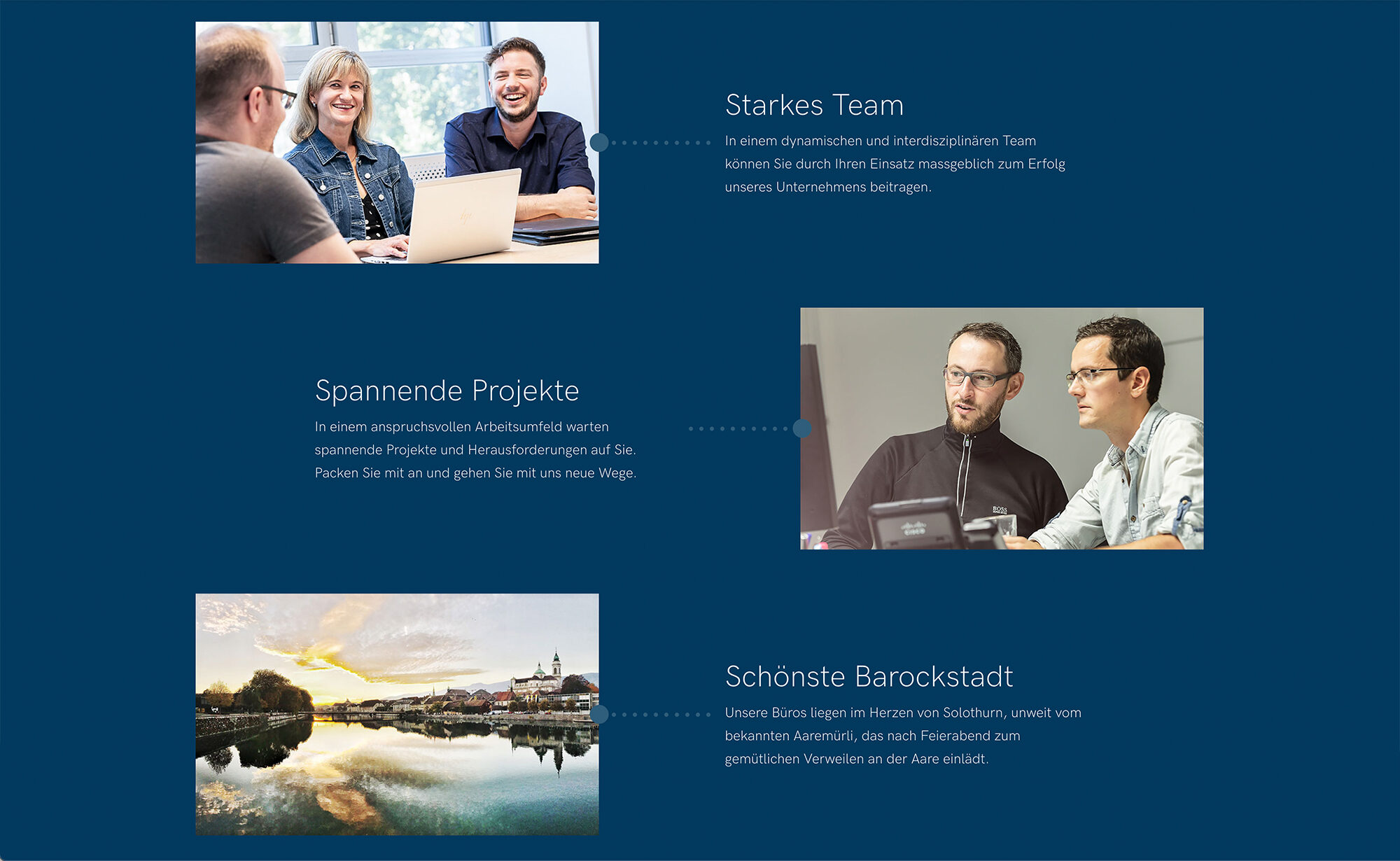 Teasers - Esprit Netzwerk AG, Website