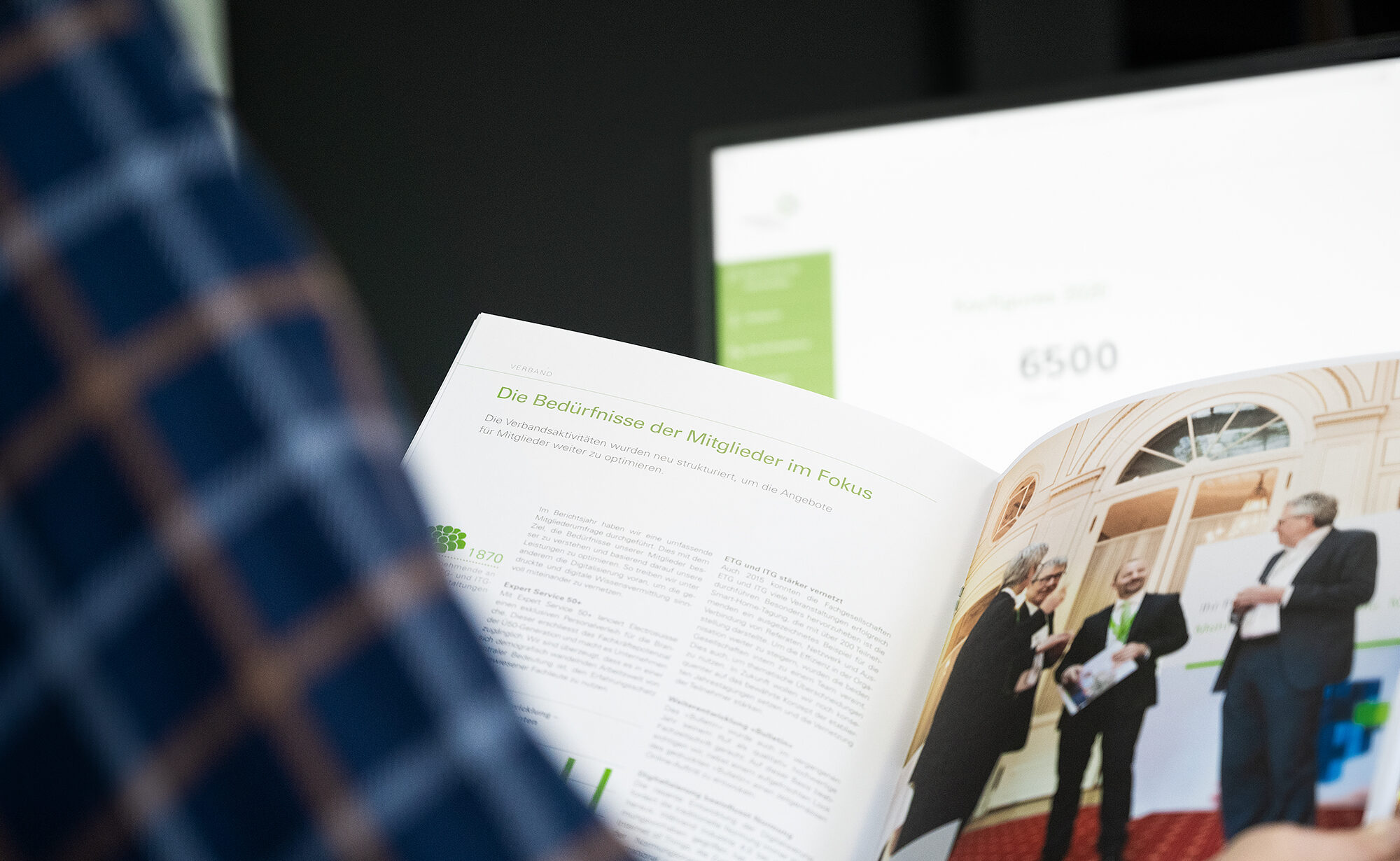 Broschüre Jahresbericht von Electrosuisse